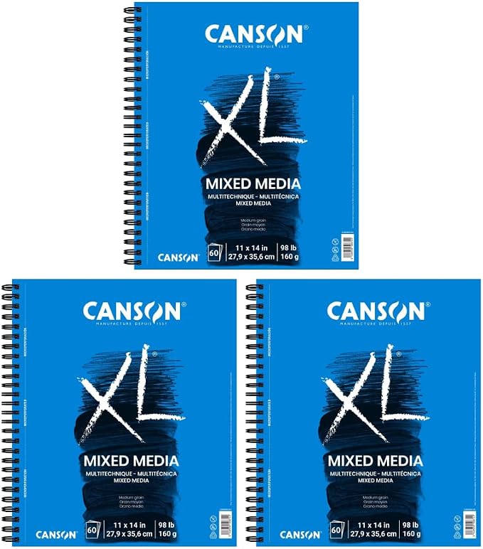 Canson XL Series Mix Media Pad 11" x 14" - Image 2
