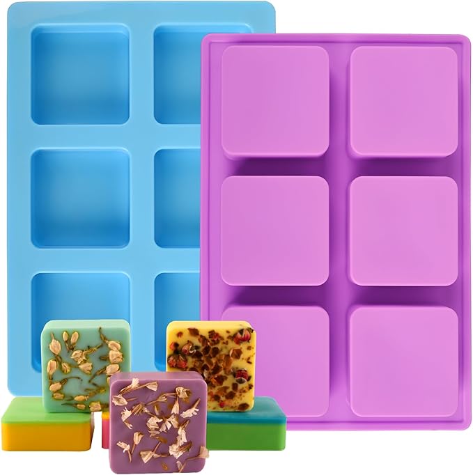Sakolla 2 Pack Silicone Soap Molds by Sakolla