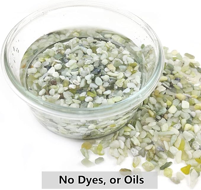 YISZM 10LB Succulent and Cactus Pebbles, 1/5 Inch Jade Natural Decorative - Image 3