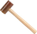 WUTA Rawhide Mallet Cobbler Hammer Leather Hammer Rawhide-head for Stamping Jewelry Leather Worker Craft Tool 48mm
