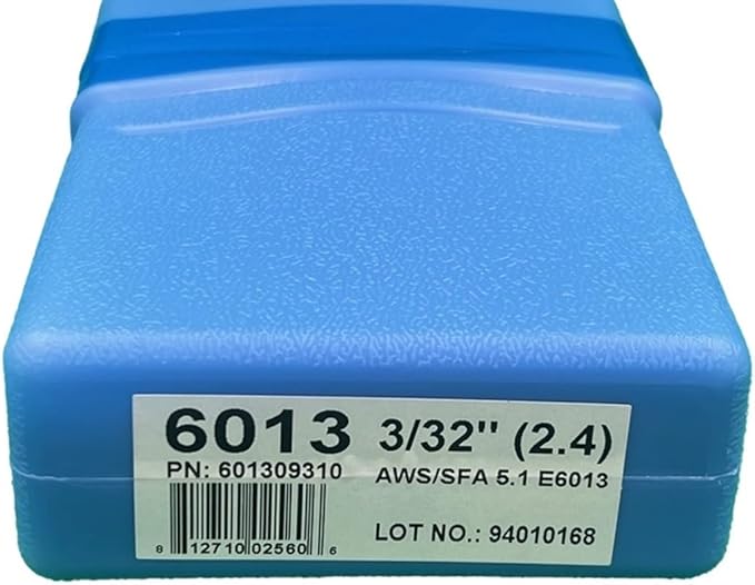 6013 Welding Rod 3/32", E6013 Stick Welding Electrodes 5Lbs with Soft Steady Arc E6013 3/32" (3/32" 5 Pound Box) E6013-094-5