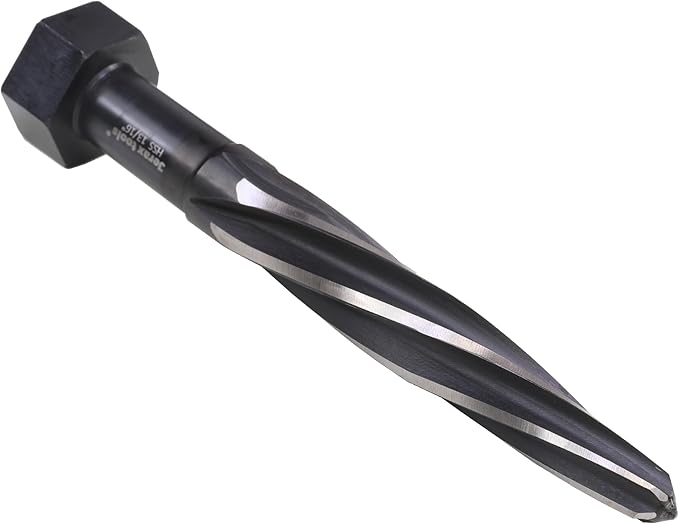 H.S.S Aligning Reamer, 13/16" Cutter Diameter with Hex Shank, Spiral Flute