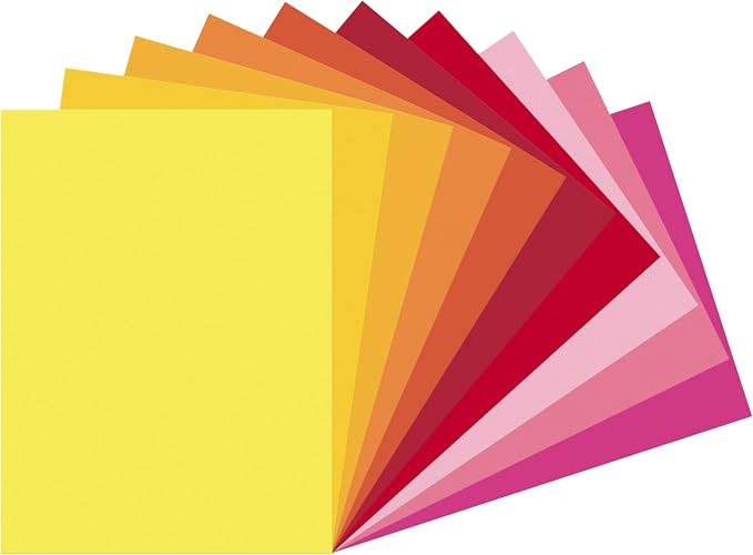Tru-Ray Construction Paper 9x12" Warm Color Assortment - Image 3