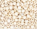 400pcs 16mm Wood Beads Natural Unfinished Round Wooden Loose Beads Wood Spacer by pojah