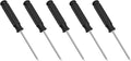 5PCS Mini Phillips Screwdriver, 2.5mm Cross Head with Black Non-slip Handle for Small Appliances, 3.62"(92mm) Total Length, Non-magnetic