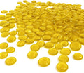 ARSUK Flat Glass Marbles Yellow – 1 lb Decorative Glass Pebbles, Smooth by ARSUK