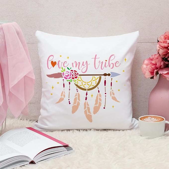 FINGERINSPIRE 5PCS Animals and Dreamcatcher Painting Stencil - Image 7