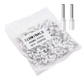 Fidioto 22AWGWire Ferrules Kits, AWG22/0.5mm² White Insulated Crimp Pin Terminals for Electric, Industrial, Chemical Industry, Power Control System, etc.