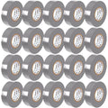 OHLECTRIC Professional Grade Vinyl Electrical Tape (20 Pack) Grey - 7 Mil Thick Flame-Retardant, Heat & Weather Resistant 3/4 Inch x 60 Feet | Ideal for Contractors & Electricians
