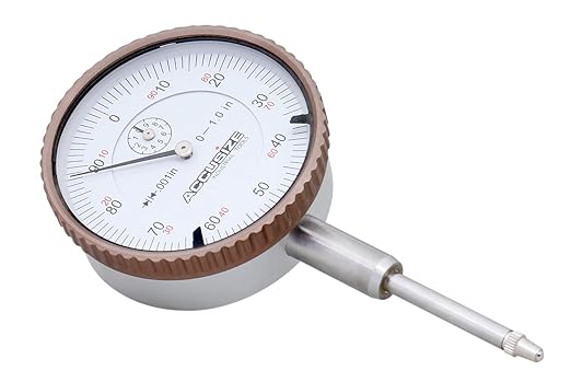 Accusize Industrial Tools 0-1'' by 0.001'' Dial Indicators, P900-S102, 6 Units