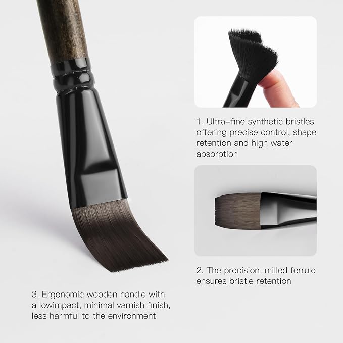 Fuumuui 26pcs Professional Paint Brush Set - Image 3