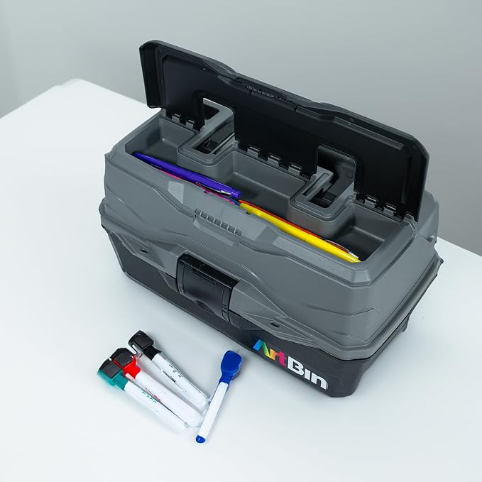 ArtBin 6892AG 2-Tray Art Supply Box, Portable Art & Craft Organizer - Image 10