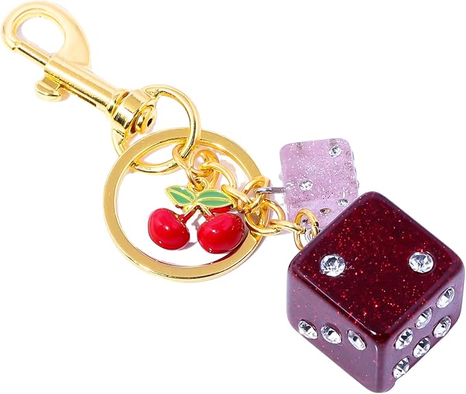 Dice Bag Charms Keychain for Women Men - Image 3