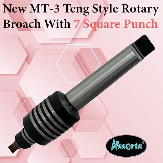 Assorts New MT-3 Teng Style Rotary Broach with 7 Square Punch