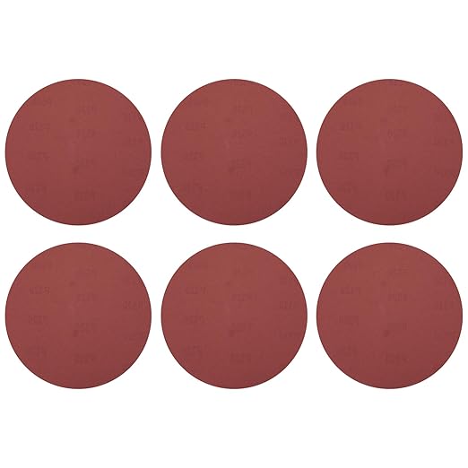 HARFINGTON 16 Pcs 9 Inch Sanding Disc 320 Grit Hook and Loop Sandpaper Random Orbital Sander Pads for Woodworking Automotive Metal Polishing