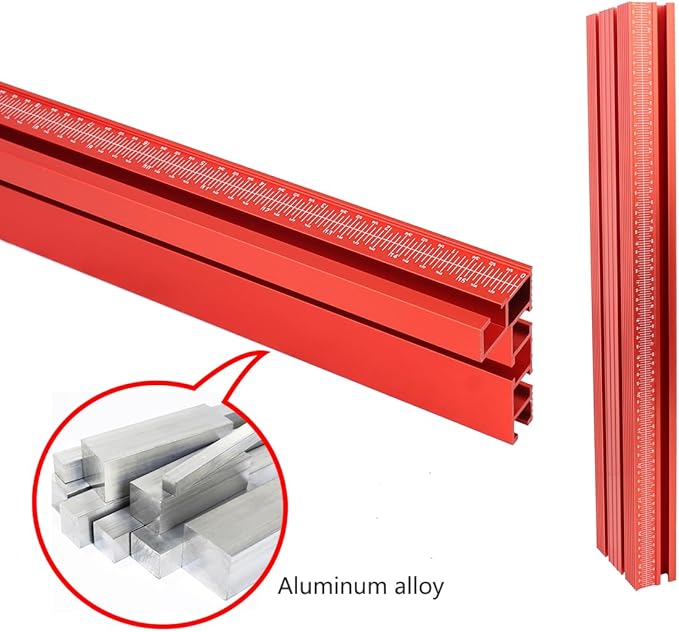 75 T-Track Table Fence System for Woodworking Accessories, Miter Saw Fence with Laser Measure - Fits Portable Table Saws, Band Saws and Cabinet Saws (Fence Only)