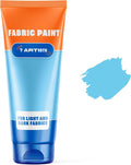 Sky Blue Fabric Paint 2 fl. oz Tube – Permanent Fabric Paint Blue by 7+Artists