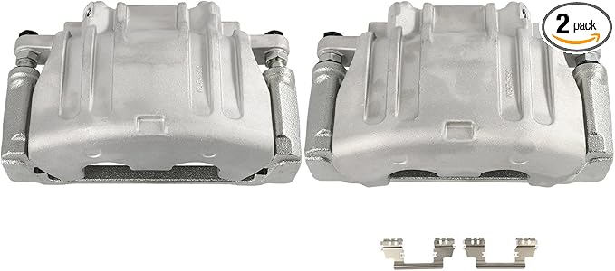SCITOO 18-5017 18-5016 Front Left & Right Disc Brake Calipers w/Bracket Fit For Chrysler For 200 2013-2014,For Dodge For Charger 2006-2020,For Dodge For Magnum 2005-2008, Double Pistons