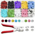 300 Sets Metal Snap Buttons Kit, 9.5mm Sewing Snaps in 10 Colors by Unknown