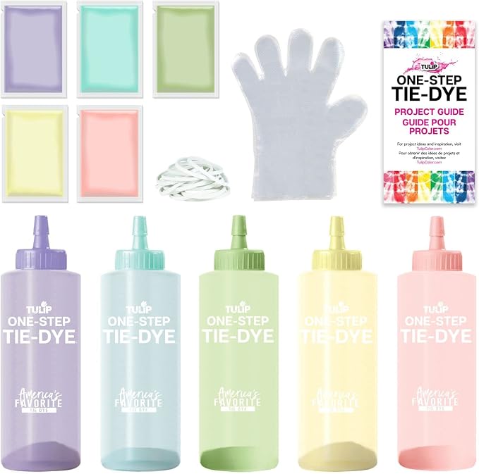 Tulip One-Step Tie-Dye Kit Flower Petals, Party Activity, Permanent & Vibrant - Image 2
