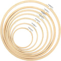 Caydo 7 Pieces 7 Sizes Embroidery Hoops Set 4 inch to 12 inch Circle Cross by Caydo