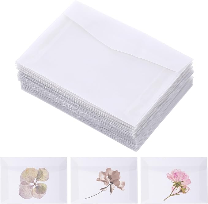 50 PCS Glassine Envelopes 3.94×2.75 Inch Translucent Vellum Envelopes - Image 6