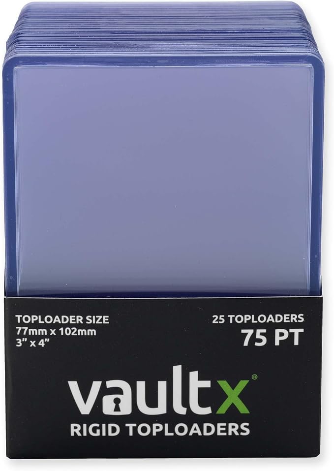 Vault X 75pt Toploaders 3" x 4" Rigid Card Holders - Image 2