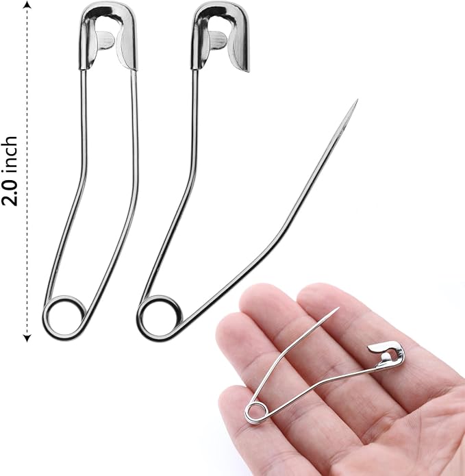 Quilt Safety Pin Curve 2 inch Sewing Supply Large Curve Safety Pin Quilt - Image 3