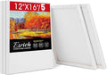 ESRICH 12x16 Stretched Canvas for Painting, 5 Pack Blank Canvases for Painting by ESRICH