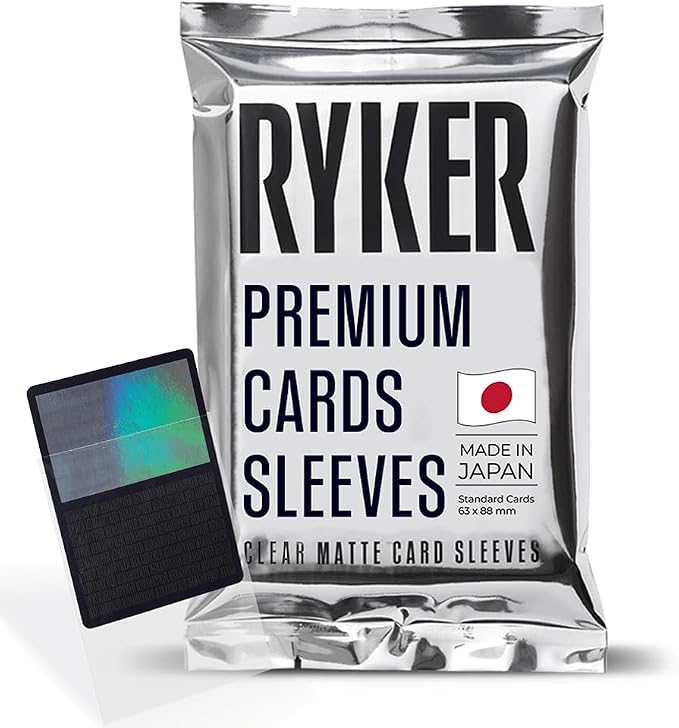 Ryker Sleeves Standard Size Matte Card Sleeves Compatible by RykerSleeves