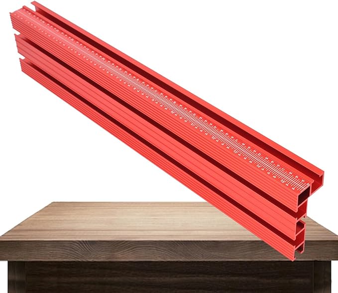 75 T-Track Table Fence System for Woodworking Accessories, Miter Saw Fence with Laser Measure - Fits Portable Table Saws, Band Saws and Cabinet Saws (Fence Only)