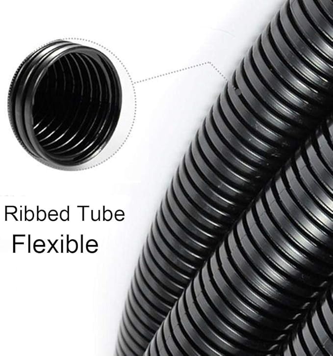 ZhiYo 50 FT 1/2" Wire Loom Split Tubing Auto Wire Conduit | Flexible Cover - Image 3