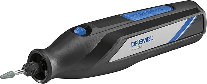 Dremel 7350-5 Cordless Rotary Tool Kit - Includes 4V Li-ion Battery and 5 Rotary Tool Accessories - Ideal for Light DIY Projects and Precision Work