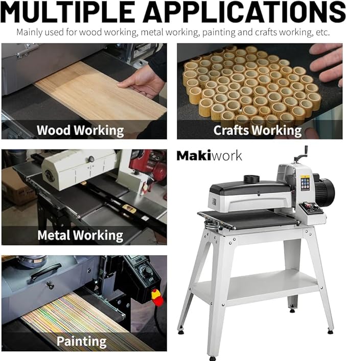 Drum Sander Feed Belt Conveyor Compatible with Delta 18-36 Drum Sander - 100 Grit Silicone Carbide, 18" x 47-1/2"