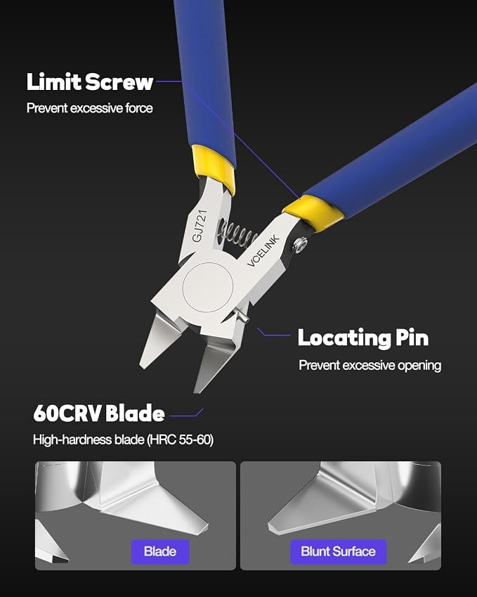 VCELINK Model Nipper, 4.7 inch Ultra-Thin Single Blade Model Tools - Image 5
