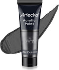 Artecho Black Acrylic Paint, Lamp Black Paint Tubes, Art Craft Paints by Artecho