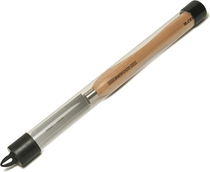 M2 Cryo HSS 2mm Thin Parting Tool with 12-1/2" Beech Handle for Woodlathe Chisels