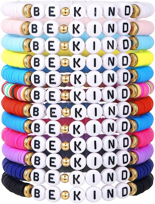 Heishi Surfer Clay Bead Bracelets Set by RINTOLER