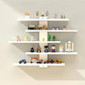 5-Tier Floating Wall Mounted Shelves, Wall Display Storage Shelf by HUHUJIA