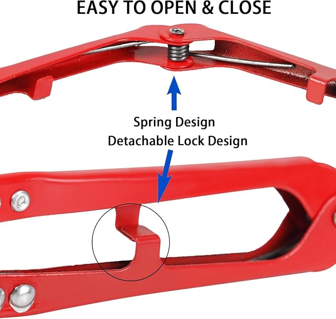 UCEC Compact Thread Snips Small Sewing Scissors 4.2 Inch Metal Thread Cutter - Image 3