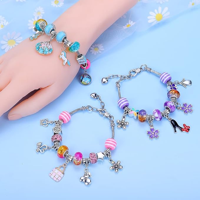 VICTLOV Charm Bracelet Making Kit, DIY Craft - Image 7