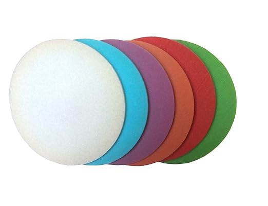 Starcke Abrasilk 6 Inch Auto Body Hook and Loop Sanding Discs (Multi Grit, 10 Pack)