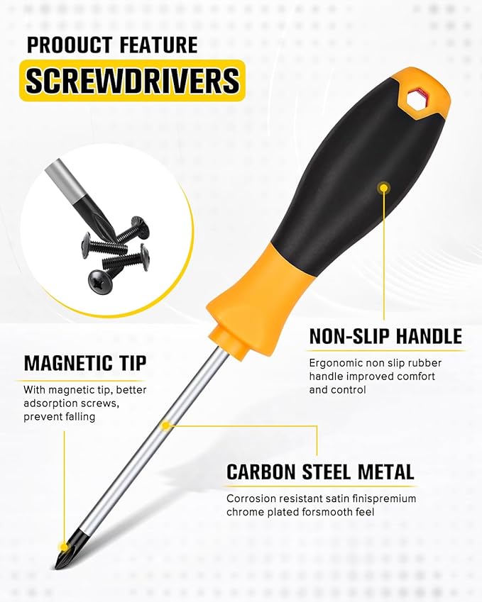 3pcs General Household Tool Set, Includes a Pliers, a Crosshead Screwdriver and a Flat-head Screwdriver, Suitable for Daily Use