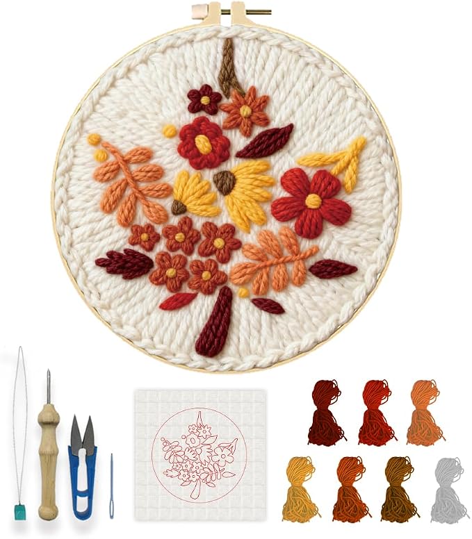 INFUNLY Thanksgiving DIY Punch Needle Kits by INFUNLY