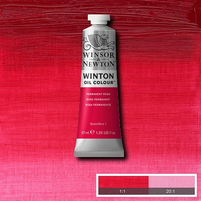 Winsor & Newton Winton Oil Color, 37ml Tube, Permanent Rose - Image 3