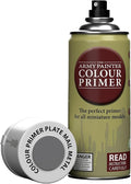 The Army Painter Colour Primer Plate Mail Metal, 400 mL Acrylic Spray Primer by TheArmyPainter