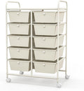 BECOMFORT 10-Drawer Rolling Cart by BECOMFORT