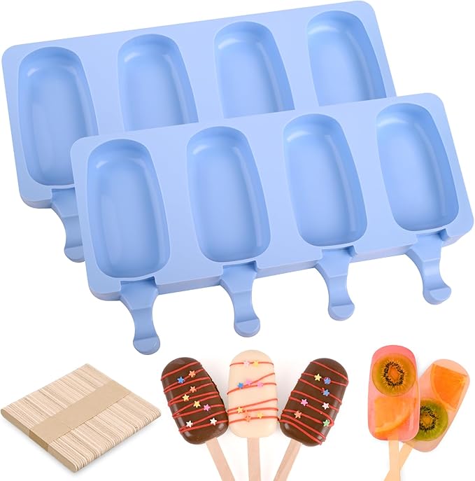 WMKGG Popsicle Silicone Molds Set, Ice Pop, Cakesicles by Focusonthekitchensupplies