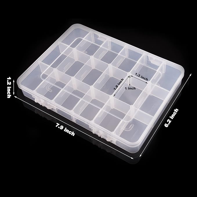 Exptolii 18 Grids Plastic Organizer Box - Image 3