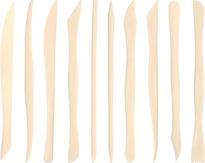 Ferrochef 10 Set 100 Pcs Plastic Clay Sculpting Tools Different Shapes Pottery by Ferrochef
